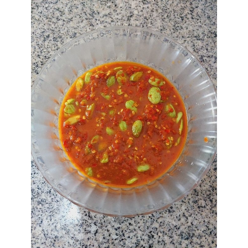 

Sambel pete pedas manis