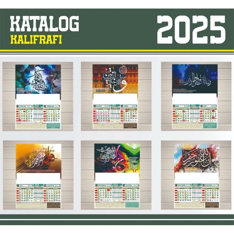 

Kalender 2025 Kalender Masjid & Kalender Kaligrafi