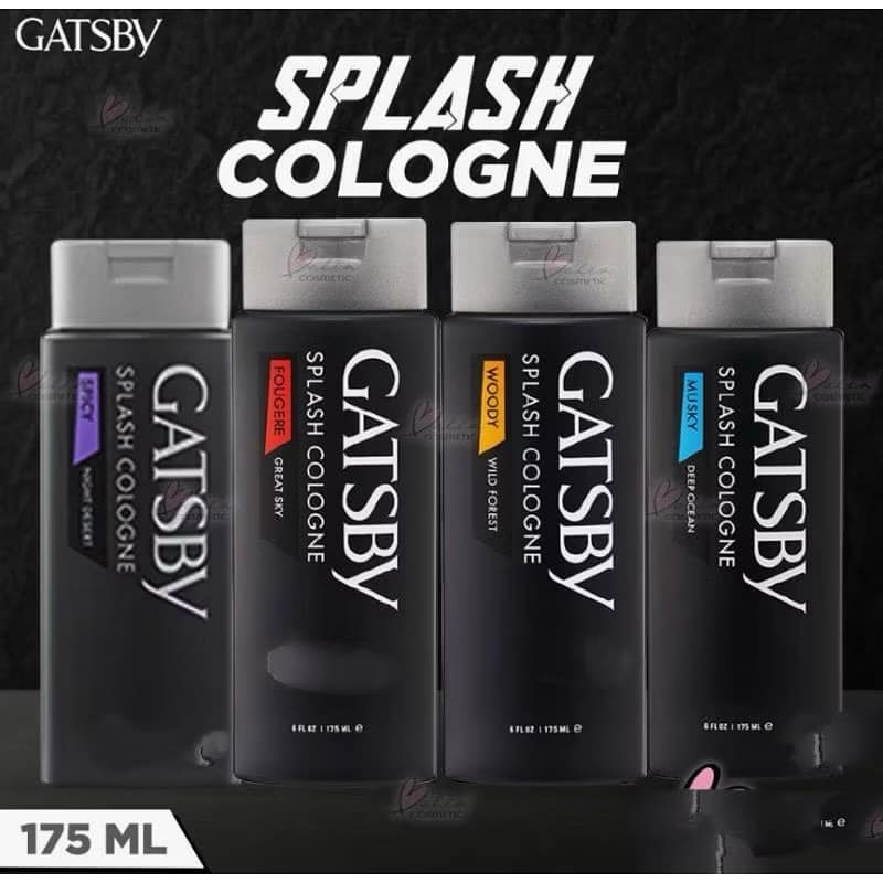 Gatsby Splash Cologne 175ml / Parfum Pria