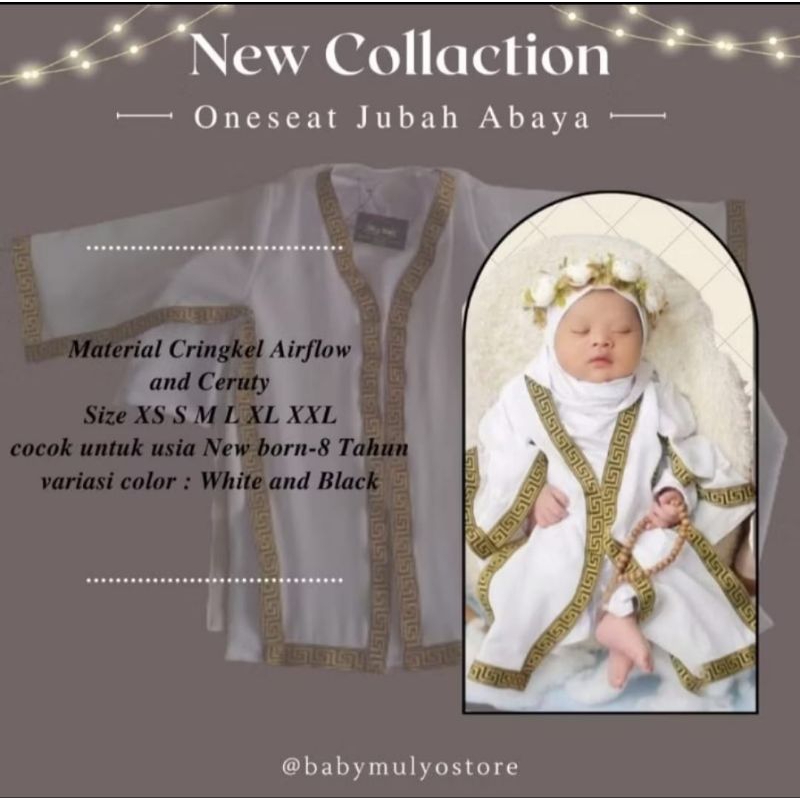 {New Collection} Gamis Jubah Abaya Turki//Bayi dan Anak perempuan//Jubah gamis Aqiqah dan Photoshoot
