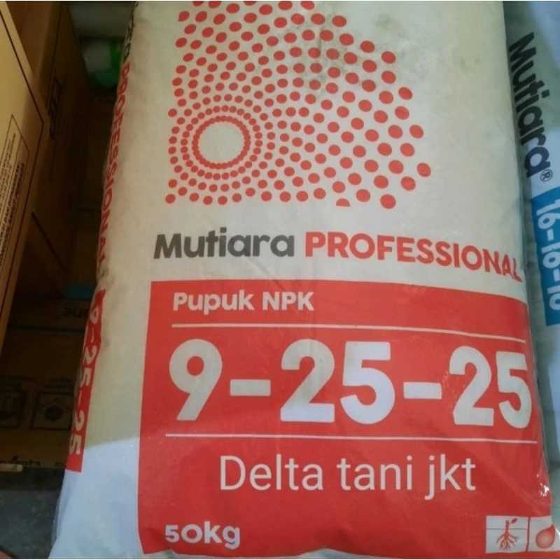 NPK Mutiara Profesional 9 - 25 - 25 kemasan 50kg