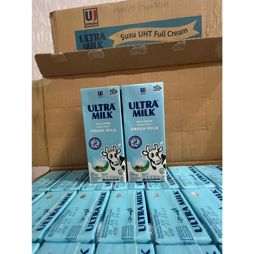 

ULTRA MILK SUSU UHT FULL CREAM 200 ML PER PCS
