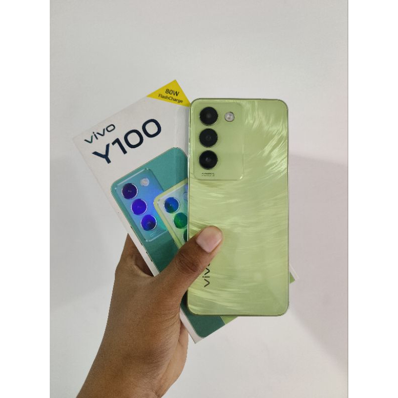 vivo y100 4g 8/256 second lengkap normal