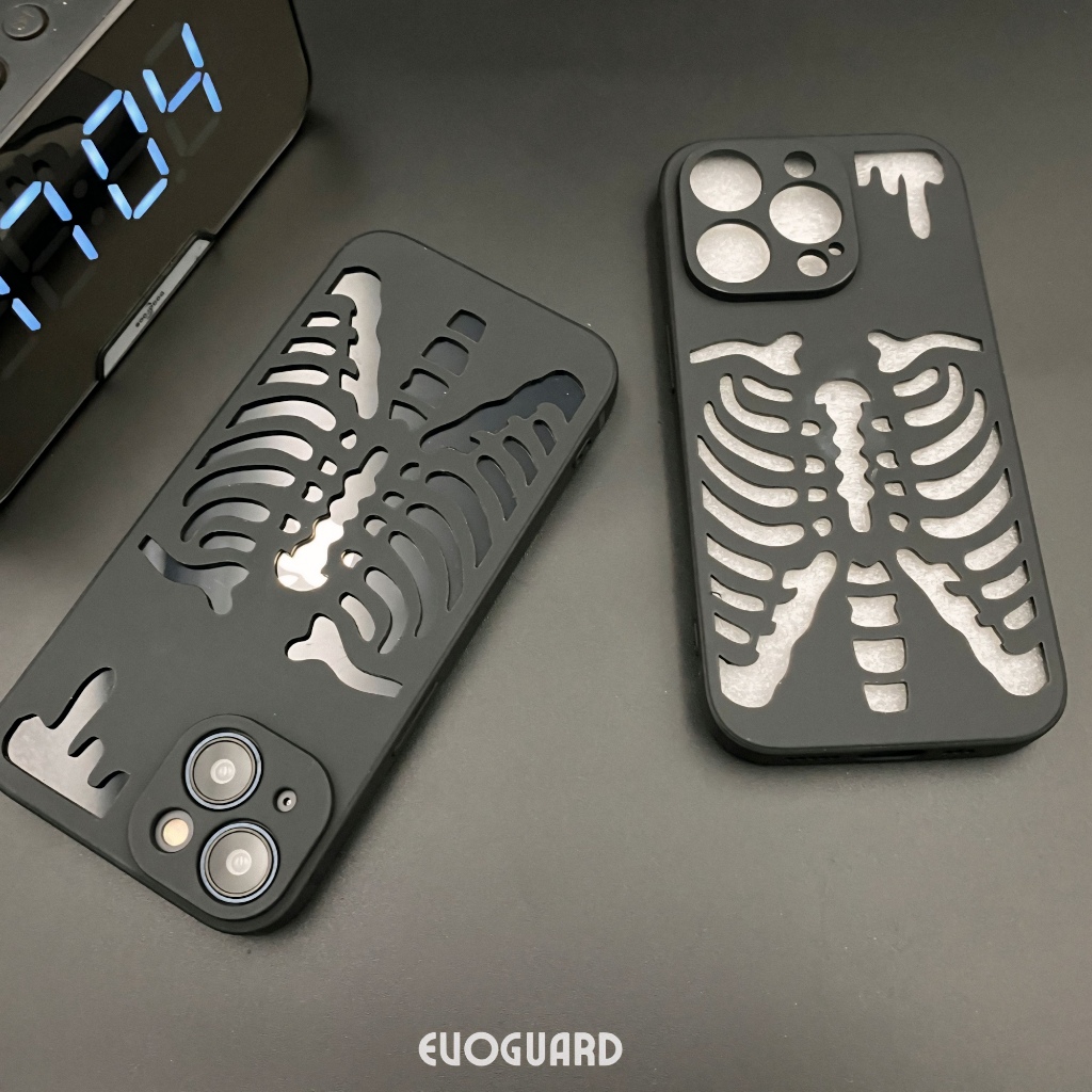 Anti Panas Case For Iphone 11 12 13 14 Pro Promax Cowok - Softcase Ip XR X Aesthetic Hitam Polos