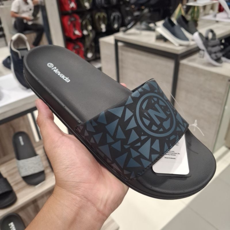 Sandal slop comfy karet pria brand NEVADA original