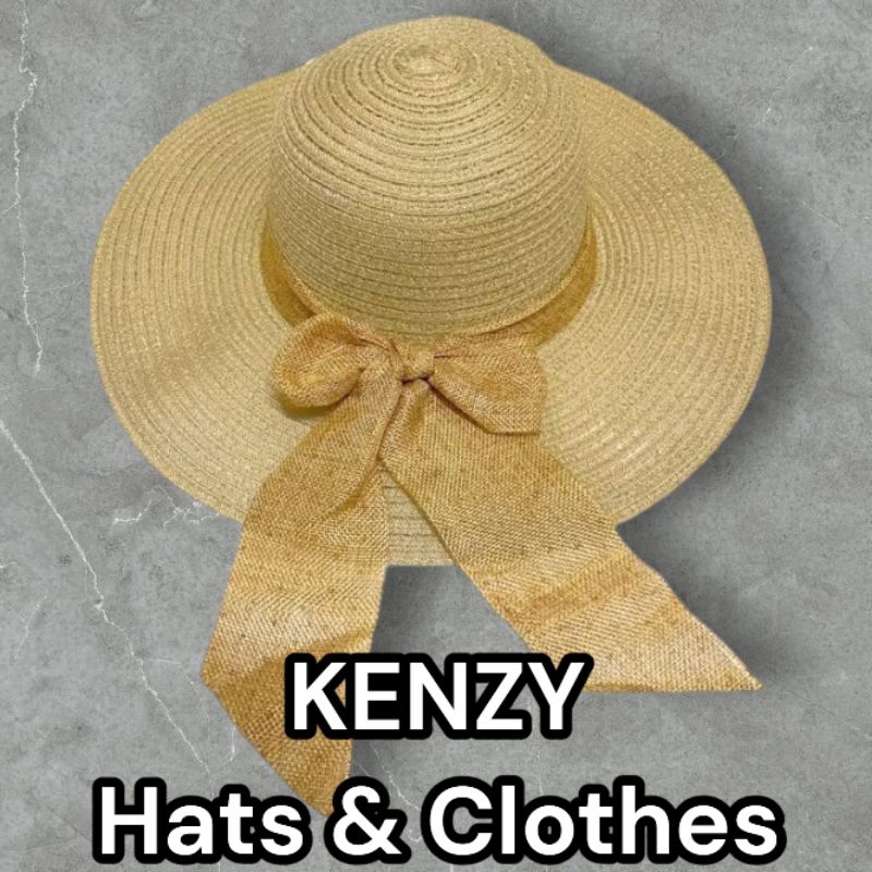 Topi Pantai Pita Bintik Emas /Topi Pantai /Topi Pantai Bintik anyaman Lebar /Topi Pantai Lipat /Topi