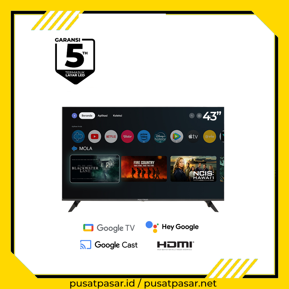 POLYTRON 43 inch Google TV