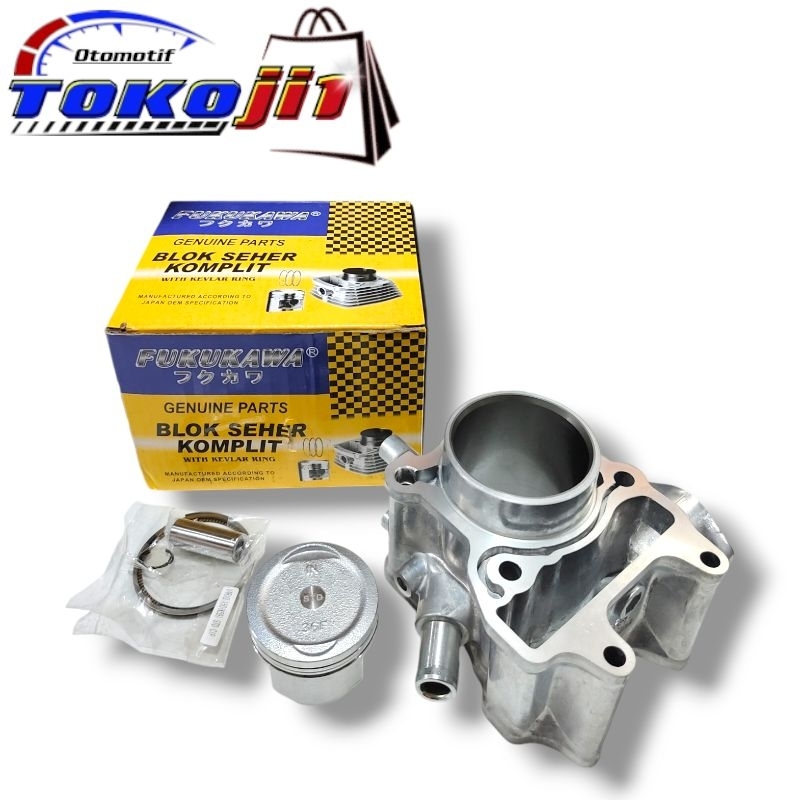 BLOK SEHER SET PISTON VARIO 150 K59 ORIGINAL FUKUKAWA