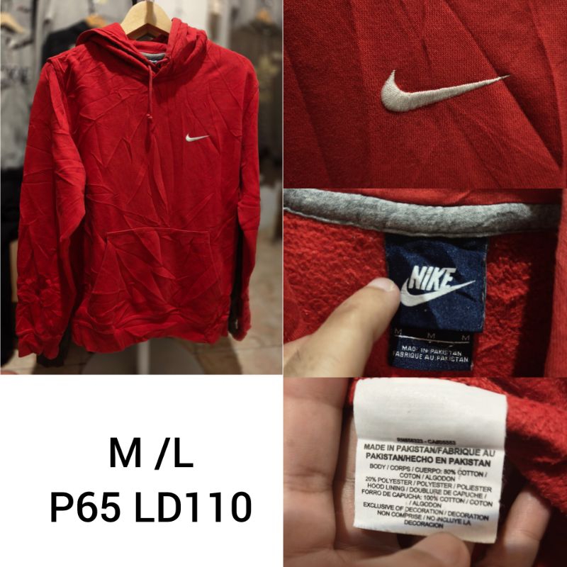 Nike merah Hoodie