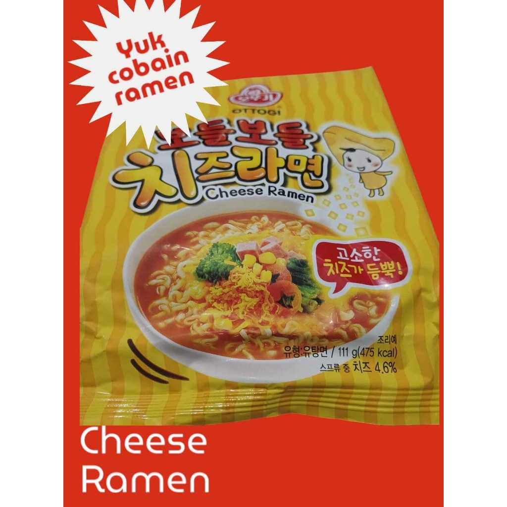 

Non Halal - Cheese Ramen - Ottogi Ramen Korea