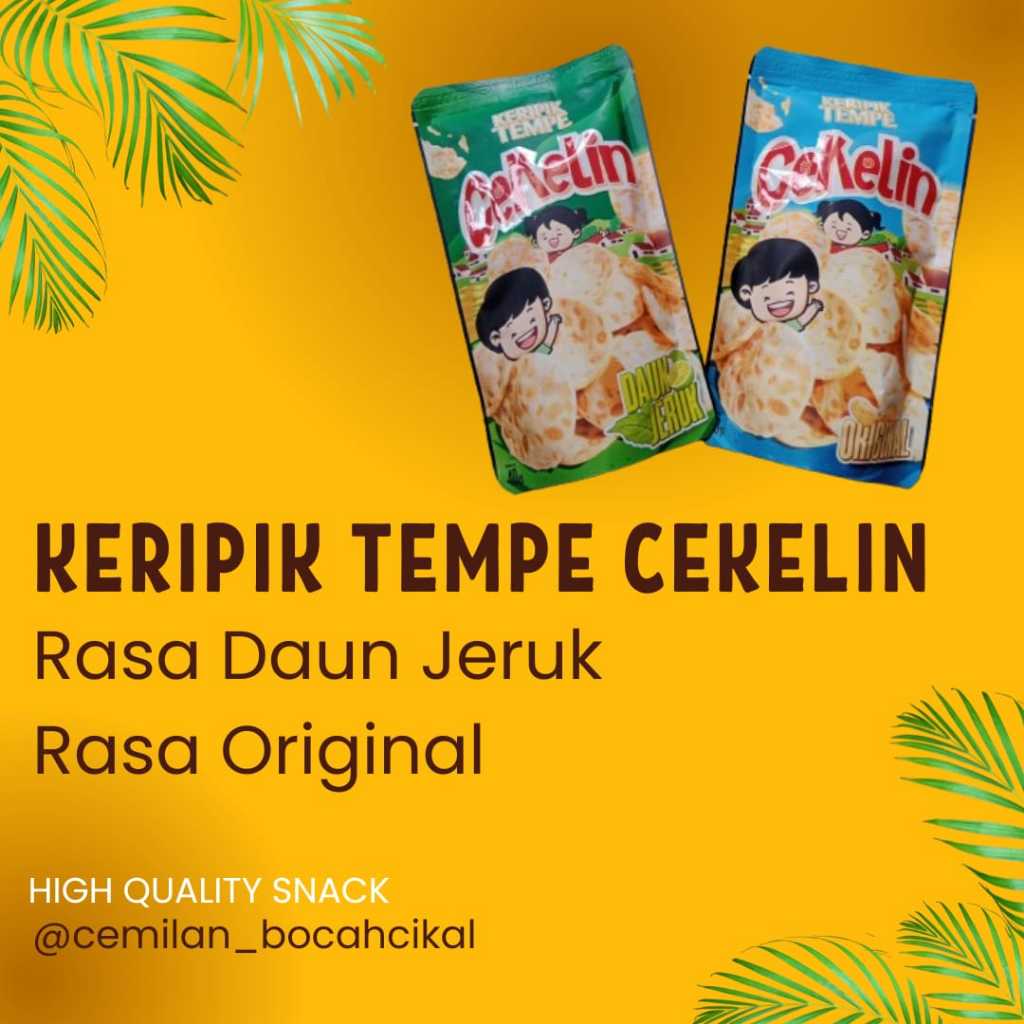 

Keripik Tempe / Keripik Tempe Cekelin / Cekelin Snack / Keripik Tempe Enak