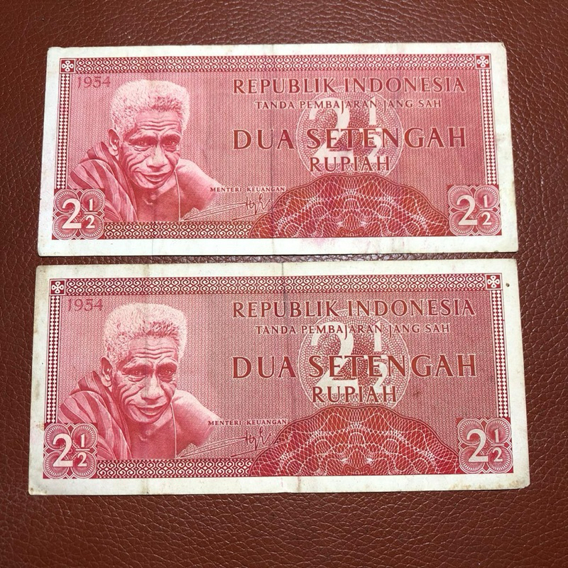 Uang 2,5 Rupiah 1954 Suku Bangsa Asli Untuk Nikah