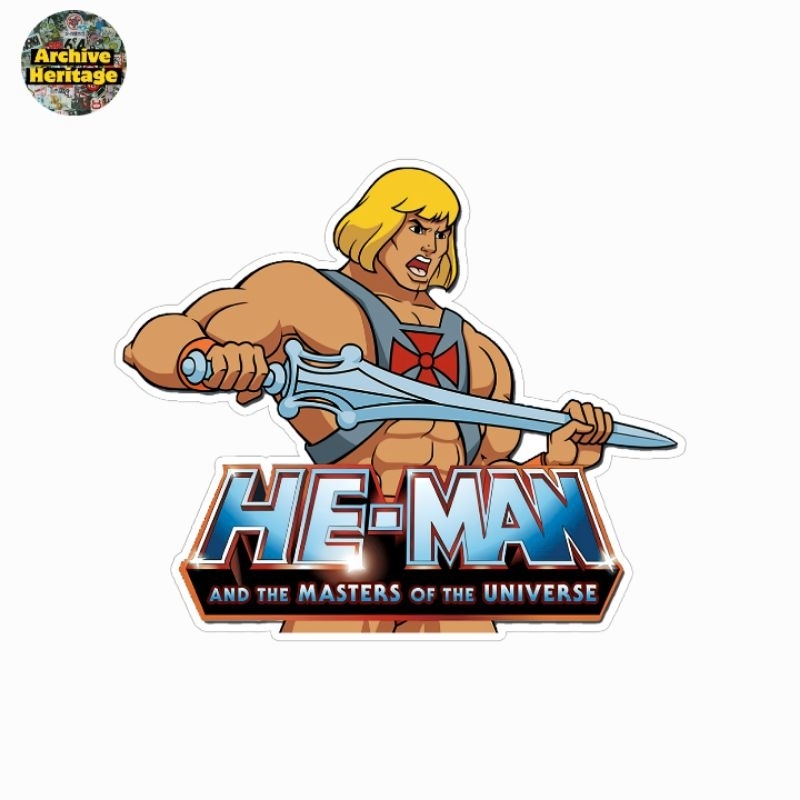 

sticker He-Man and The masters of the universe superhero kartun comic stiker