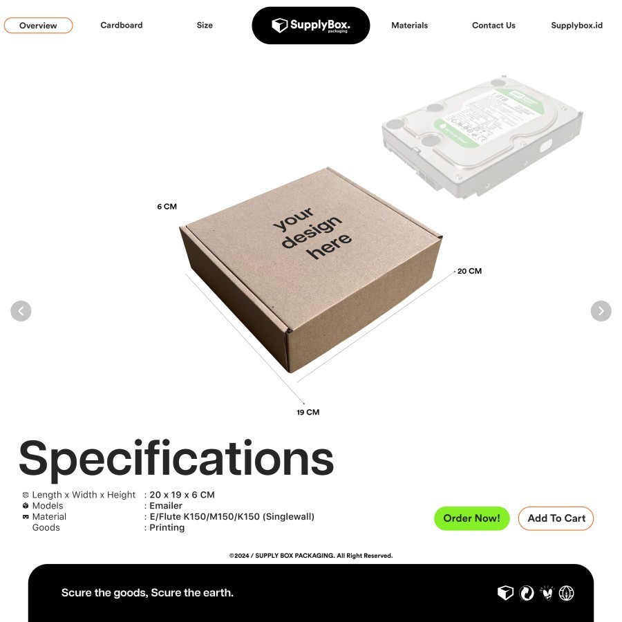 

KARDUS BOX PACKAGING PRINTING 20 x 19 x 6 CM | Kardus| Cardboard | Dus Box | Dus | Custombox