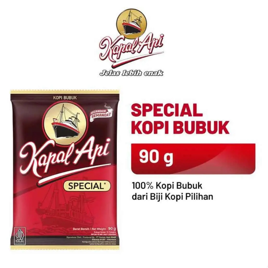 

Kapal Api Kopi Bubuk Special 90 Gram