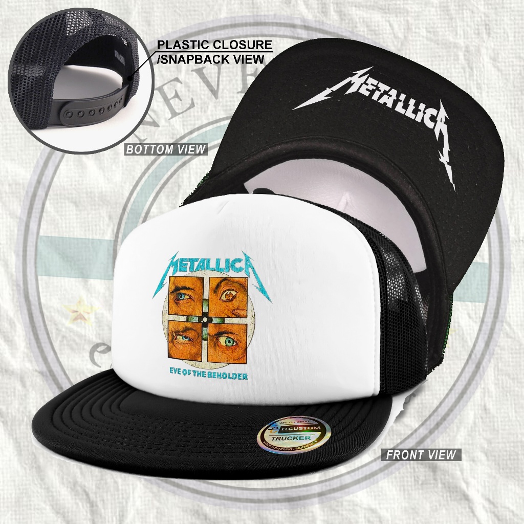 Snapback METALLICA /Death Trash Metal /Snapback/Snapback jaring/Snapback Band/Topi Trucker /Topi Jar