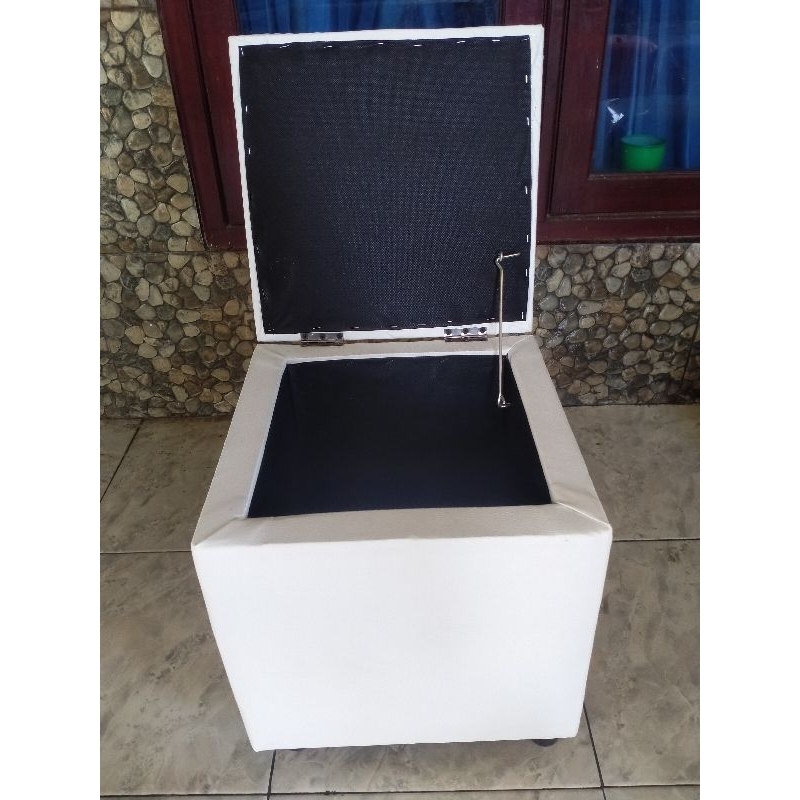 sofa puff box storage/puff storage penyimpanan