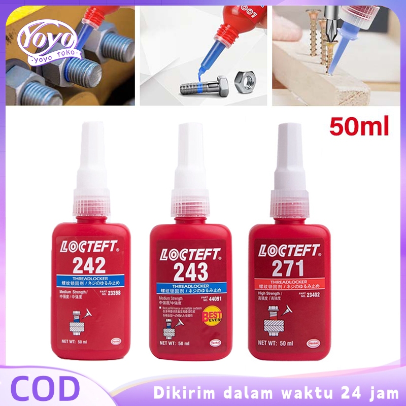 

ucl_gramari - thread locker 50ml 271/243/242 - lem baut serbaguna