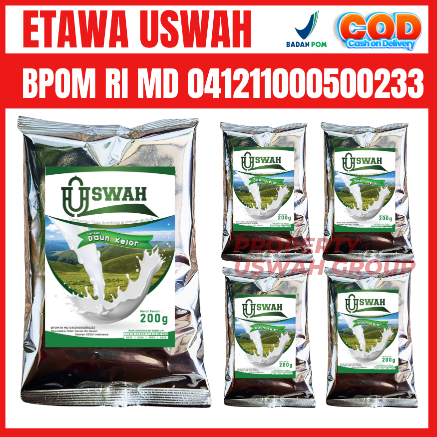 

Susu Kambing Etawa Uswah BPOM 200 Gram