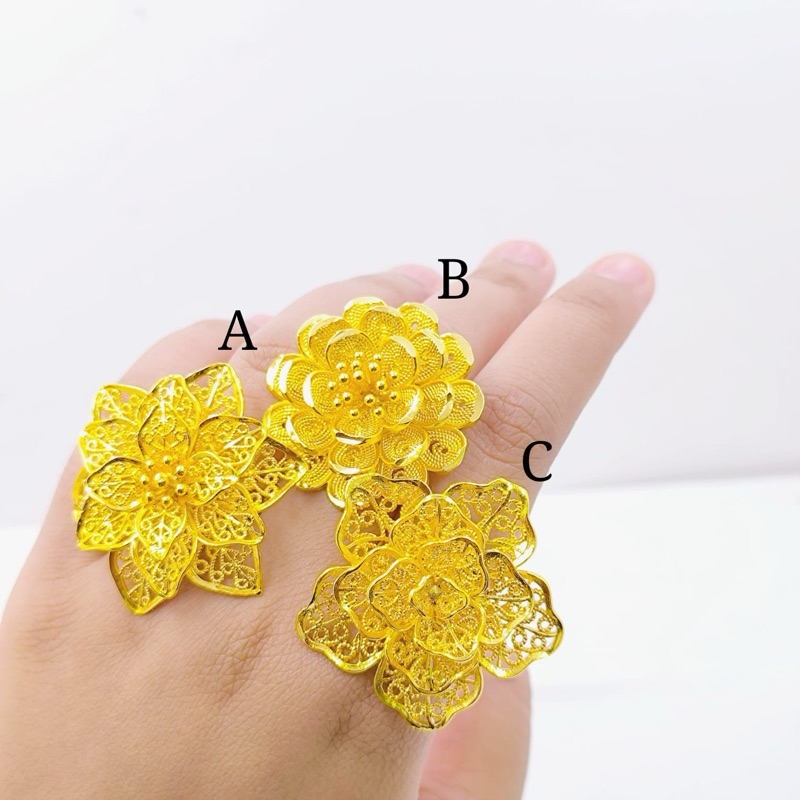 Cincin Bunga Kendari Cincin Dubai JUMBO