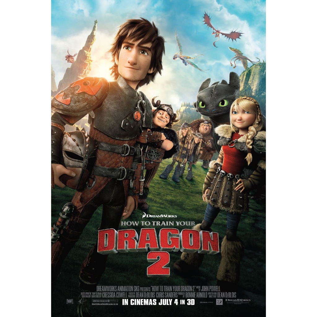 Film Dvd How to Train Your Dragon 2 2014 Teks Indonesia