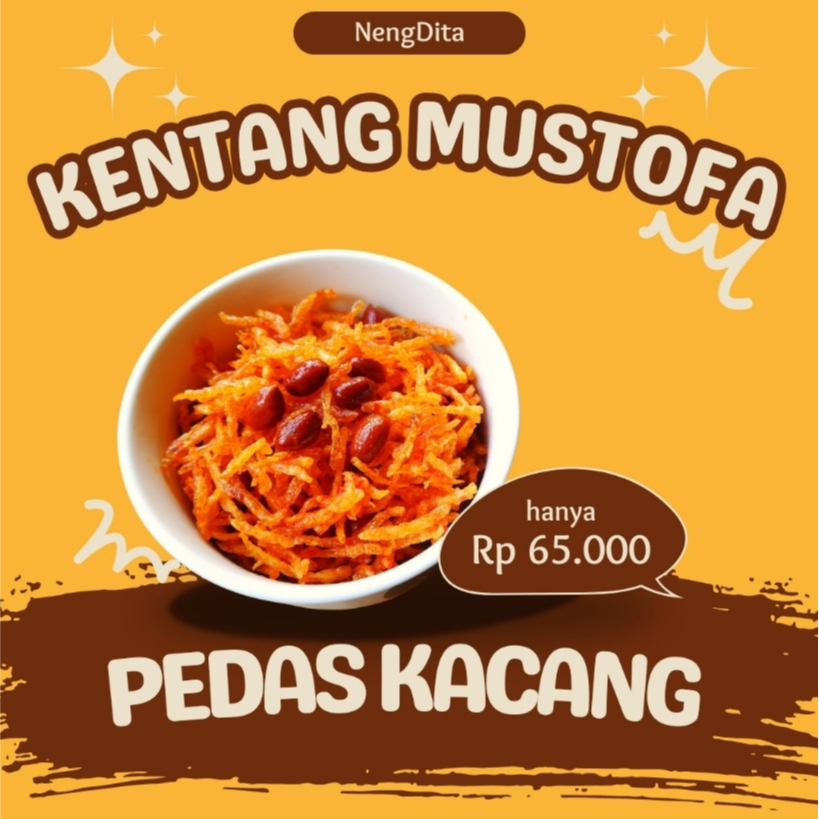 

Kentang Mustofa Pedas Kacang - Krispi Tanpa MSG Kualitas Premium