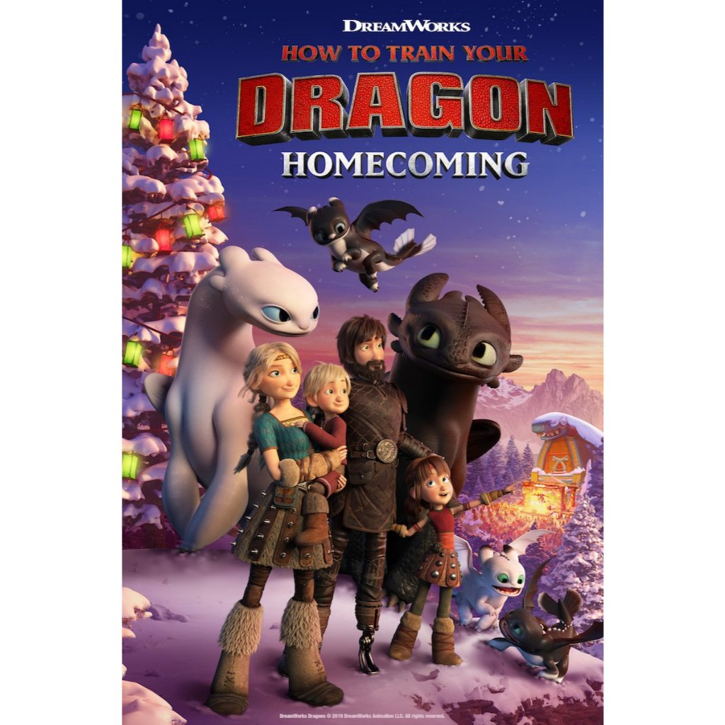 Film Dvd How to Train Your Dragon Homecoming 2019 Teks Indonesia