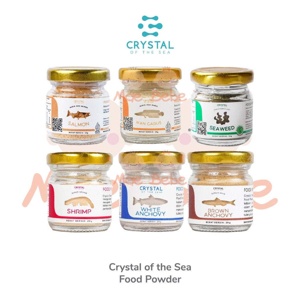 

Cashback 5 Hari Ini Crystal of the Sea Food Powder Bubuk Ikan Udang Bahan MPASI Anak Non MSG A94