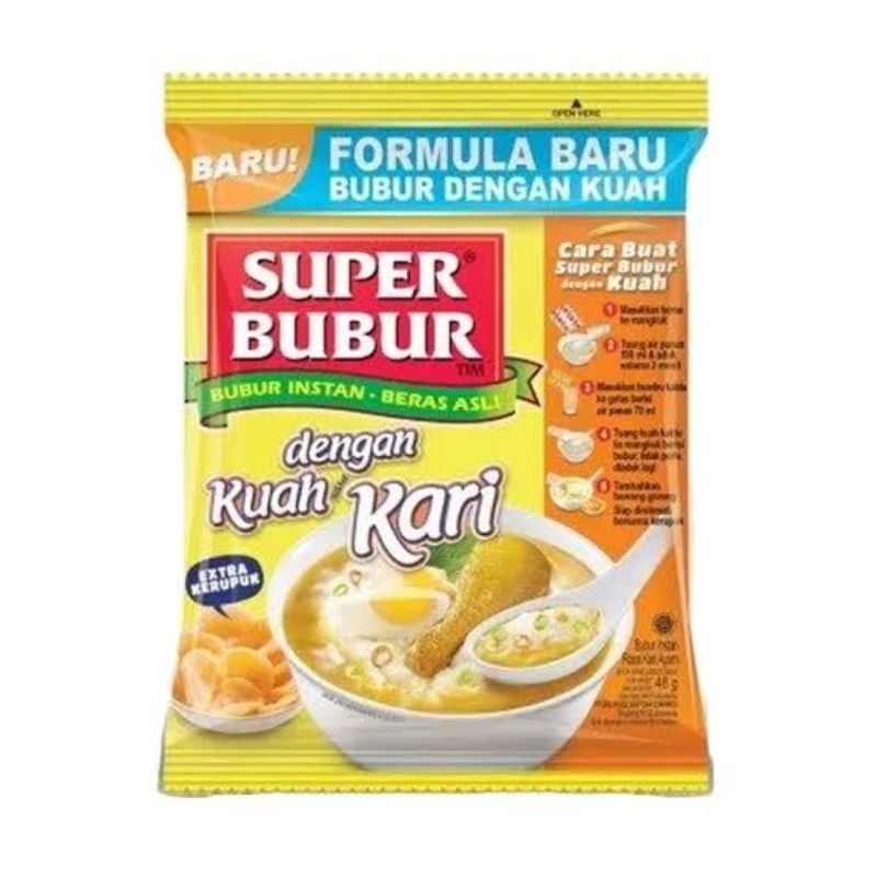 

Super Bubur 1 Dus isi 40pcs 46gram