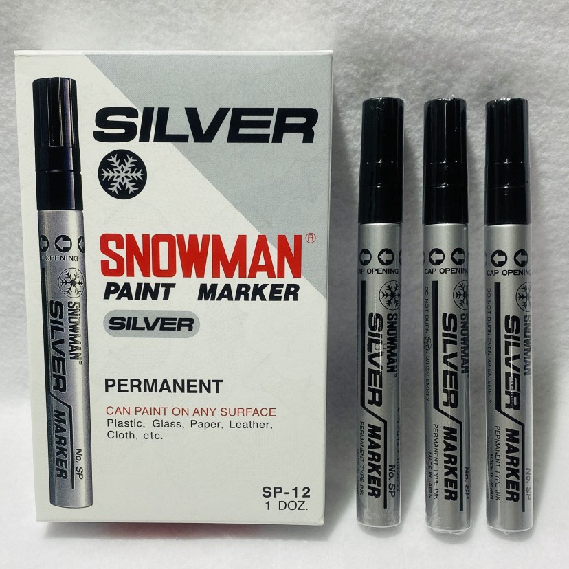 

KP8 Spidol Snowman Permanen Paint Marker SP12 Tinta Sier