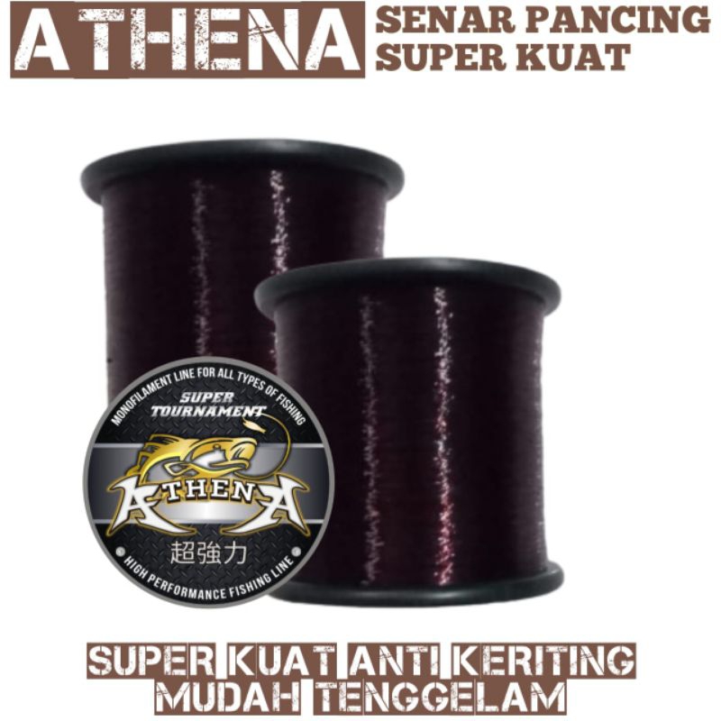senar pancing super kuat 1800m senar pancing kecil kuat 50 kg senar pancing athena