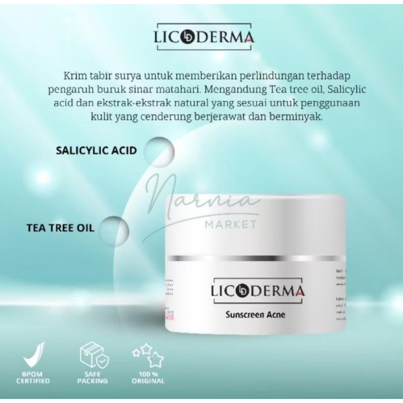 SUNSCREEN ACNE LICODERMA