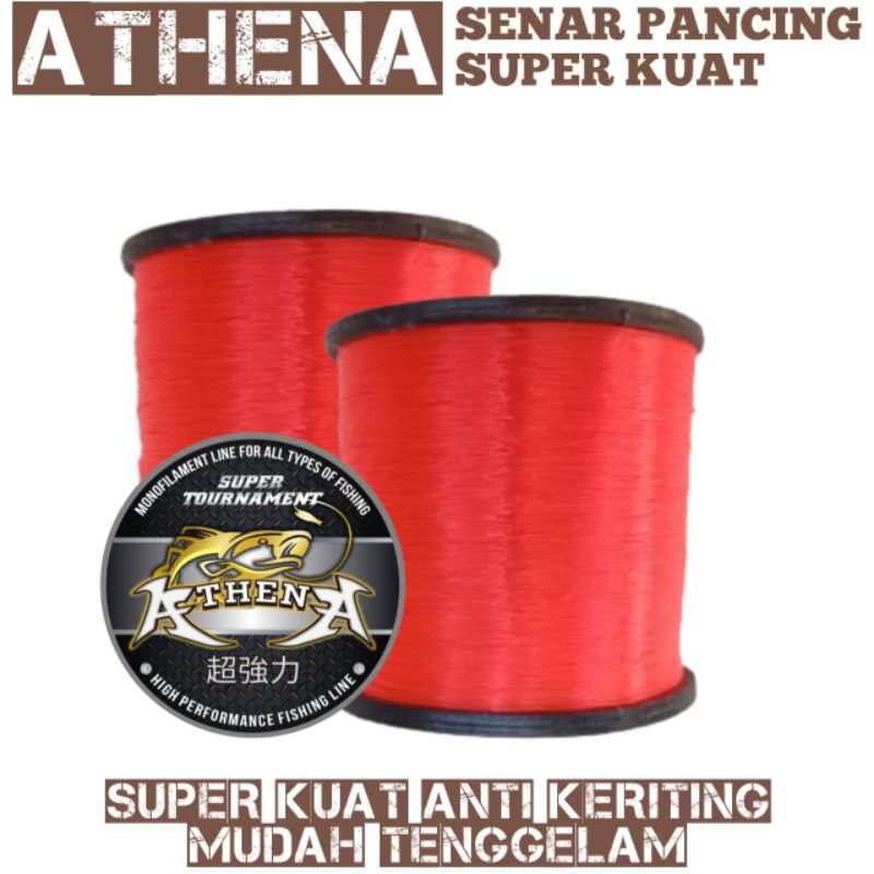 senar pancing Athena 1800m senar pancing kuat anti keriting senar pancing super kuat