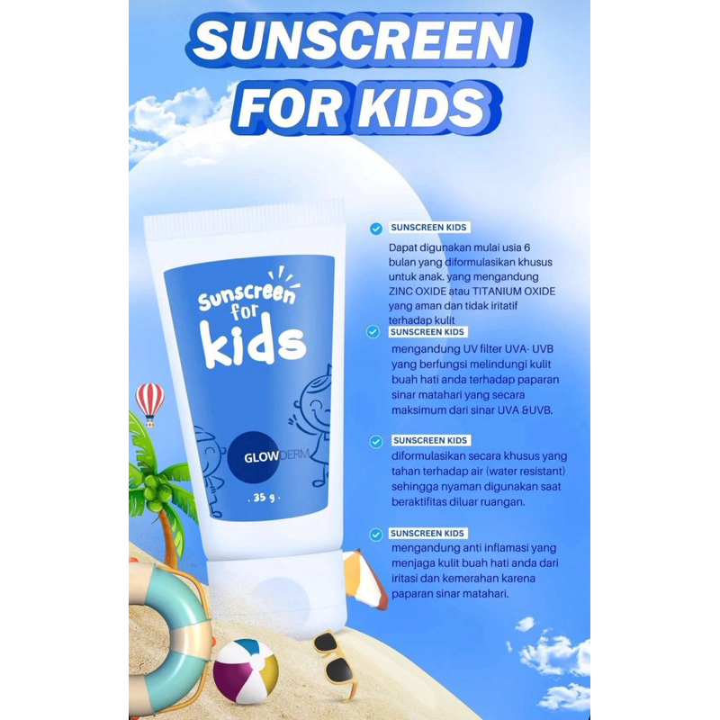 sunscream kids glowderm