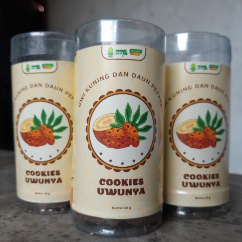 

cookies uwunya dari tepung uwi dan daun pepaya