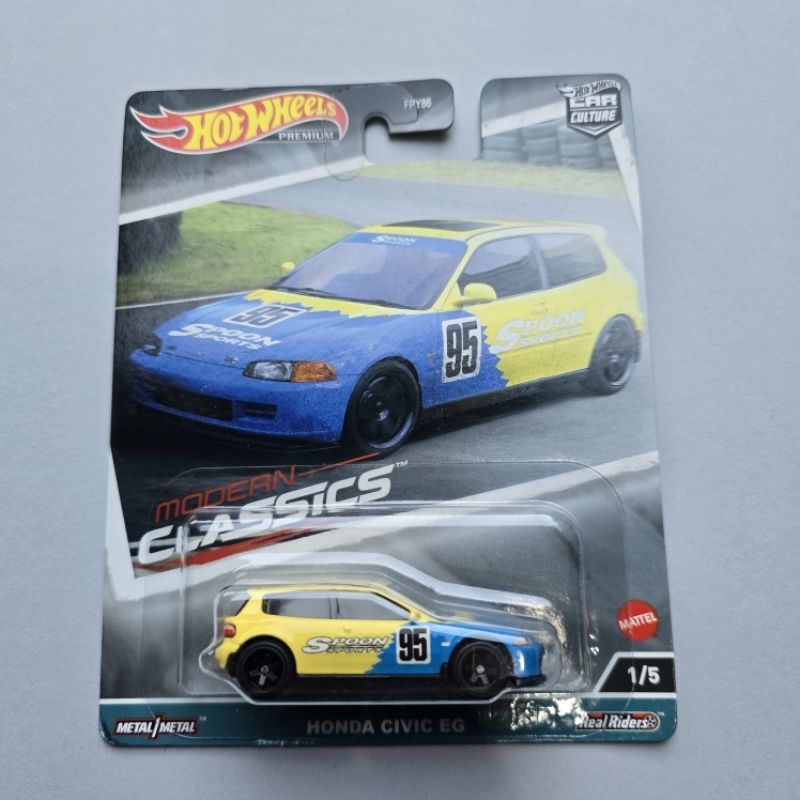 Hot Wheels Premium Modern Classic Honda Civic EG