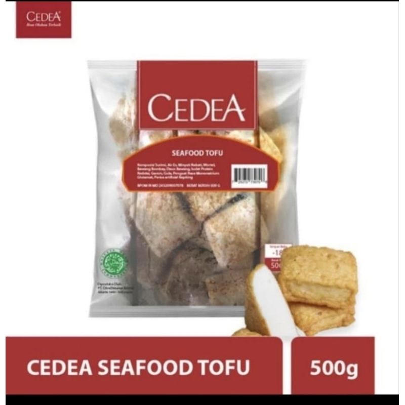 

CEDEA PREMIUM TOFU SEAFOOD 500G/CEDEA PREMIUM SEAFOOD TOFU 500G/SEAFOOD TOFU 500G