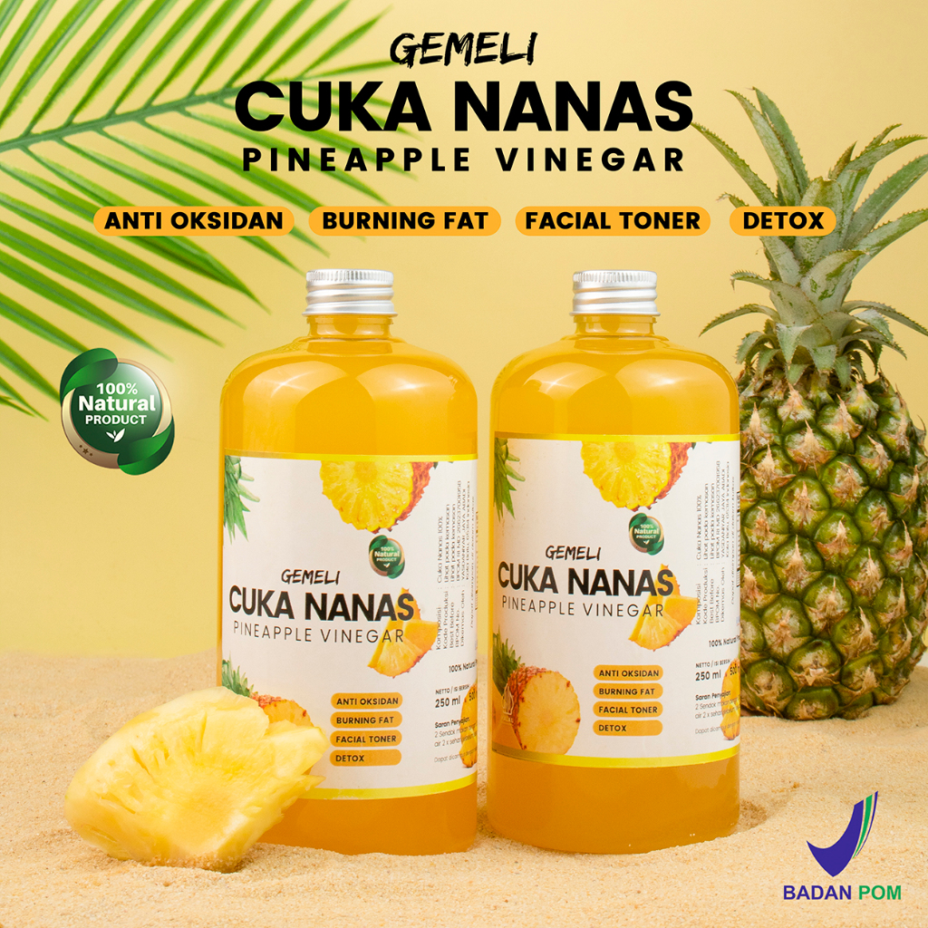 

Paket Promo Cuka Nanas Original 1000ml With Mother