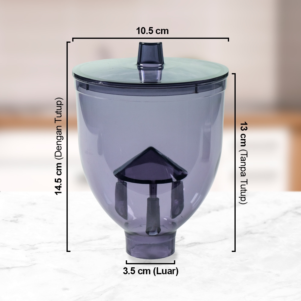 Hopper Top Container Grinder Wadah Bagian Atas Grinder