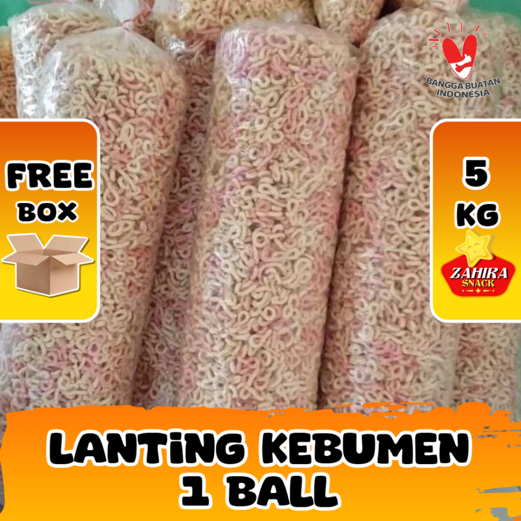 

Oleh-oleh Lanting Kebumen Original Klanting Singkong Bawang 1Ball