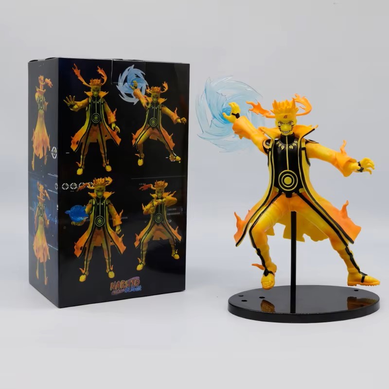 action figure naruto sage mode rasengan box