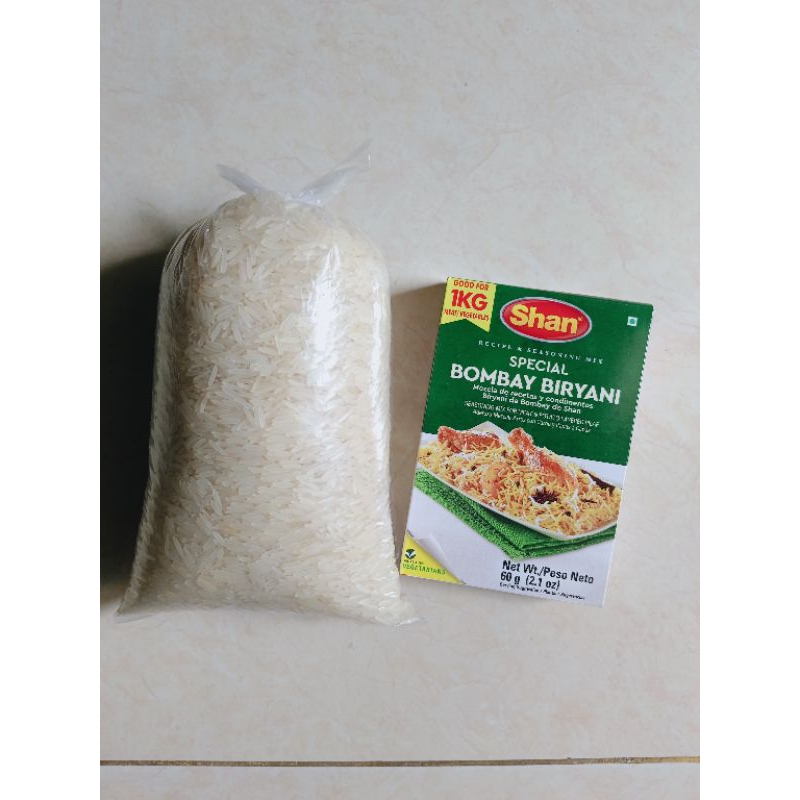 

Paket Beras Basmati 1kg & Bumbu Biryani