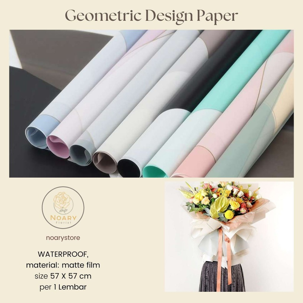 

GEOMETRIC DESIGN PAPER / CELLOPHANE