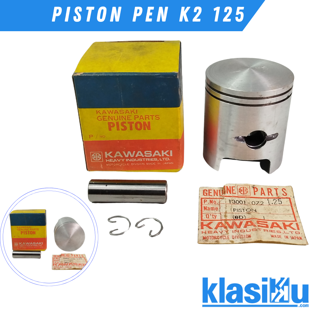 Piston Seher Pen Piston KIT Kawasaki Ke125 KE 125 Oversize 125 Os 1.25  Kawsaki