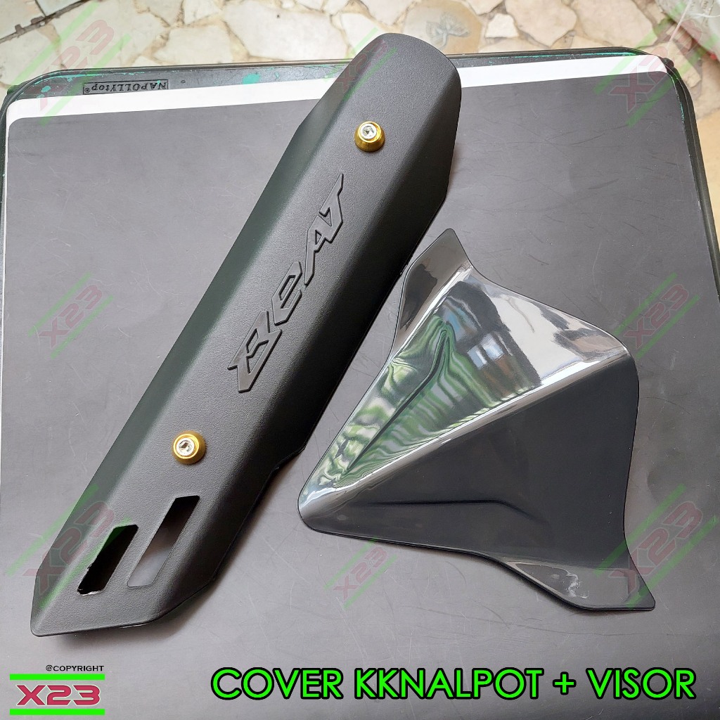tameng pelindung knalpot honda beat FI BEAT ESP BEAT DELUXE TAHUN 2016-2021 paket visor beat FI BEAT