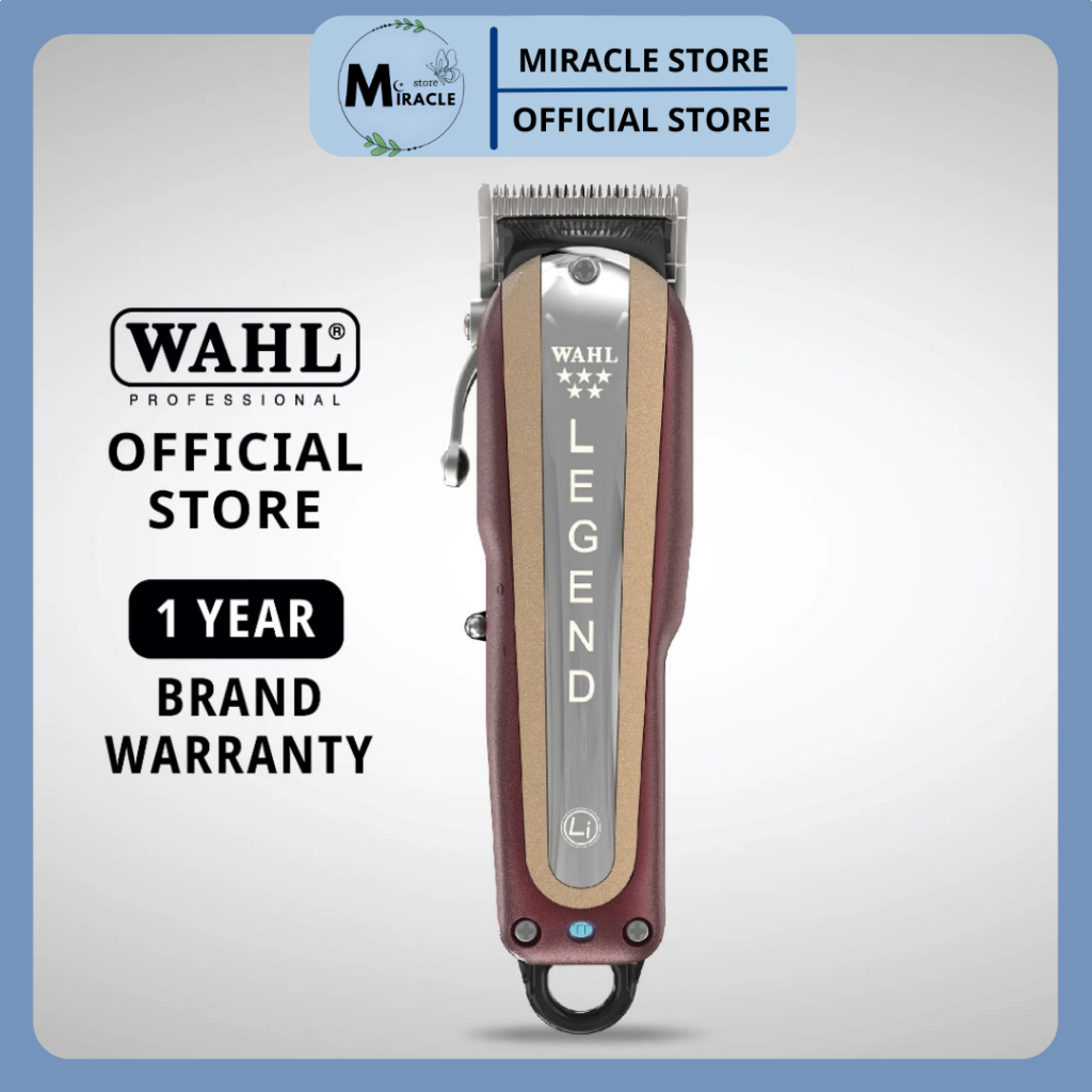 WAHL (FREE DUS + WRAP TEBAL) Legend Cordless Original USA Corded Wireless Tanpa Kabel Pakai Kabel Me