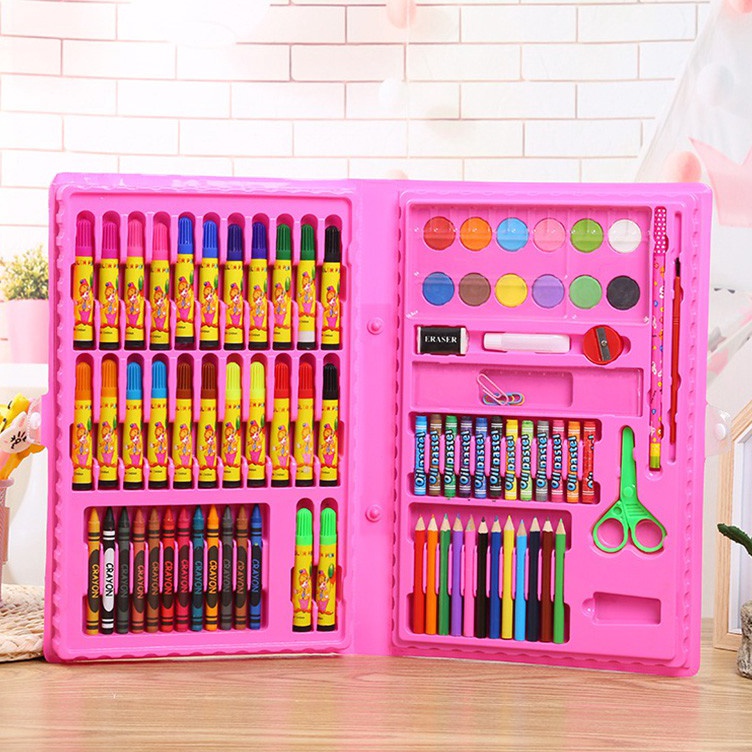 

KODE C13W Crayon Set Isi 86 Pensil Warna Cat Air Alat Lukis Karakter Stationary Color Pencil