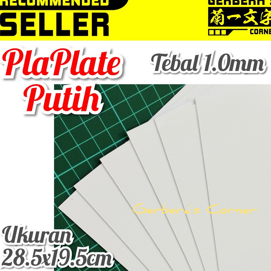 

Cashback PlaPlate Putih 1mm Plastic Plate White 1mm