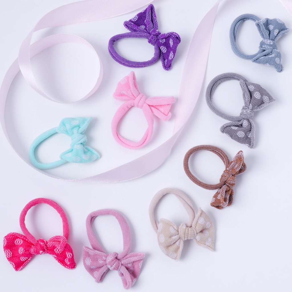 Stroberi Elastic Bow Motif Hair Tie