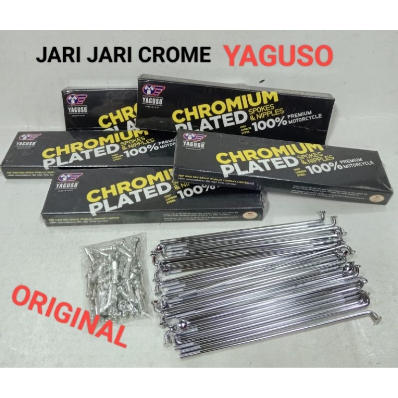 JARI JARI RUJI CROME STANLIS YAGUSO MODEL TDR ORIGINAL RING 14 16 17 18 UNIVERSAL UKURAN 89 120 130 
